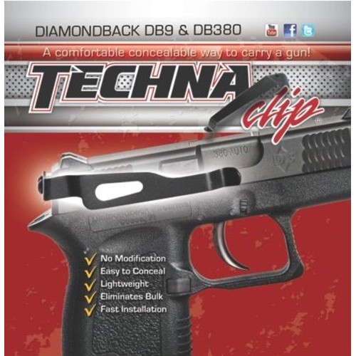 TECHNA CLIP HANDGUN RETENTION